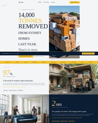 Extract — Swift Junk Disposal Landing Page Template