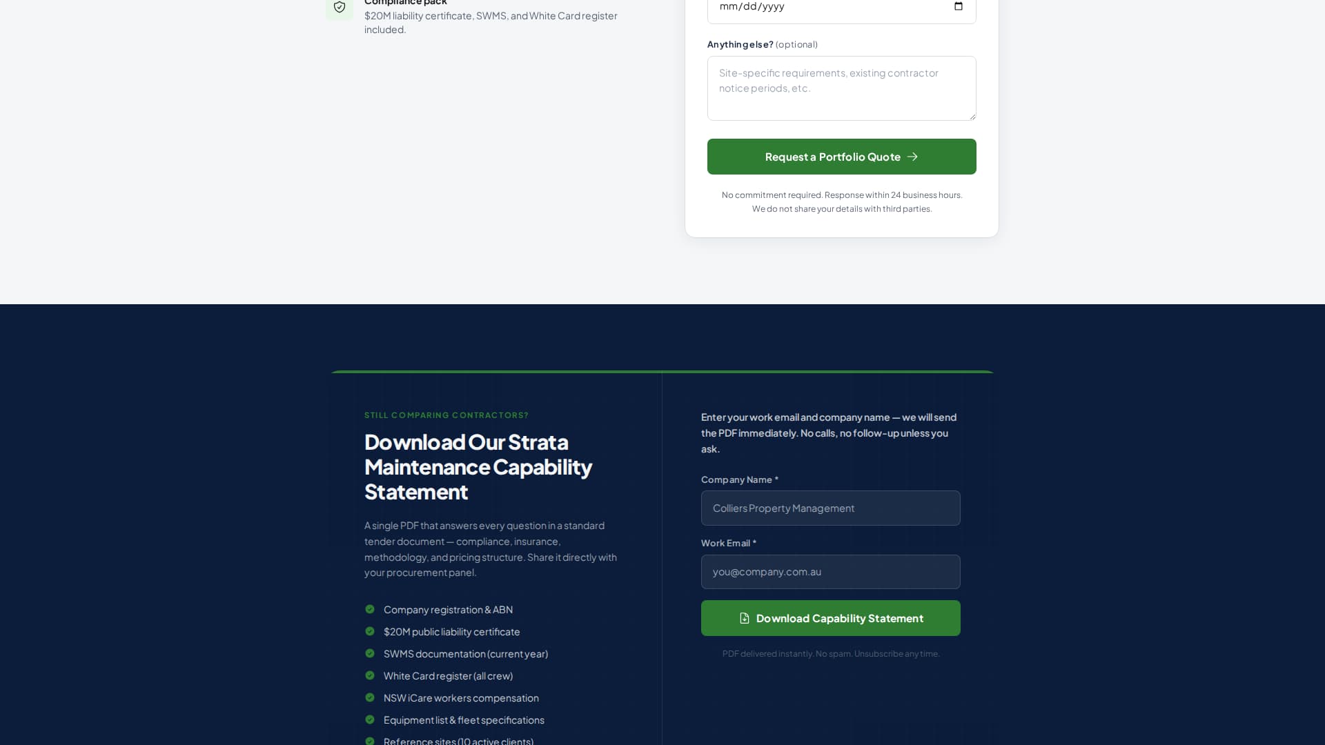Turf - Authoritative Groundskeeping Landing Page Template
