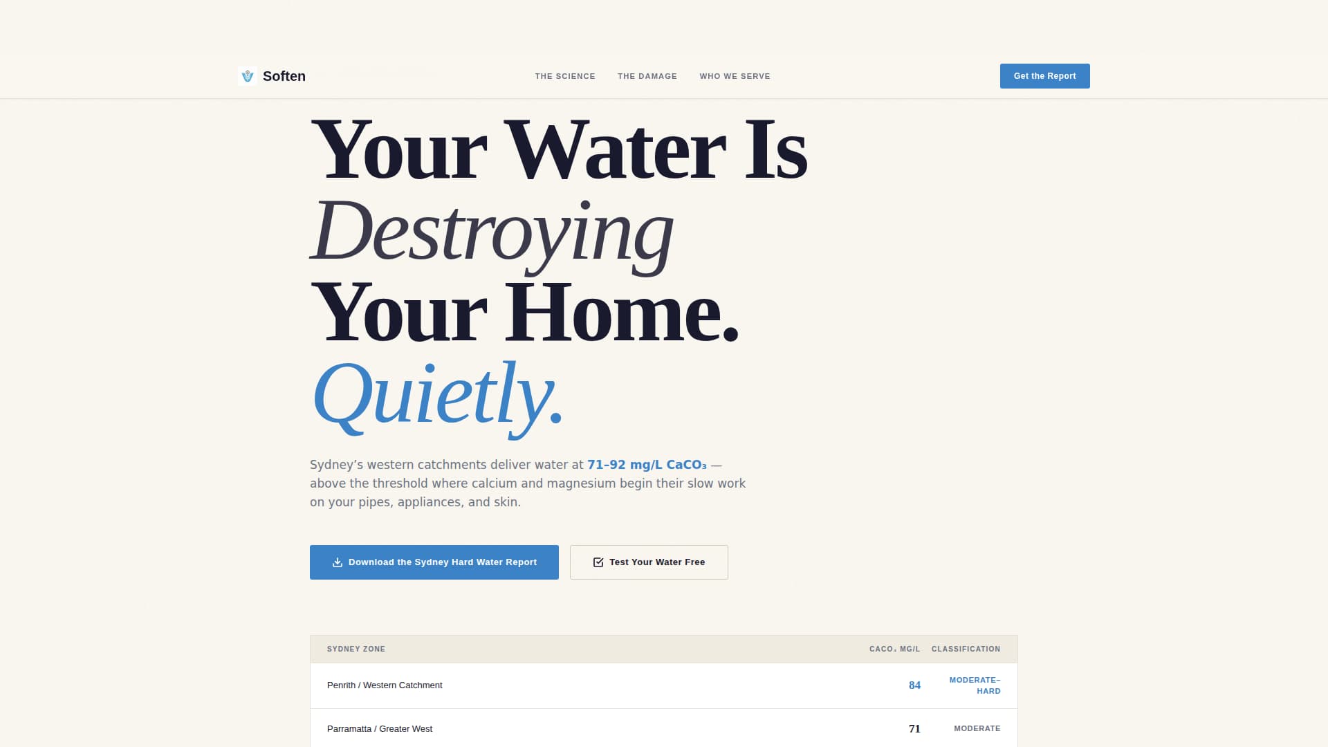 Pure — Proven Water Softening Landing Page Template
