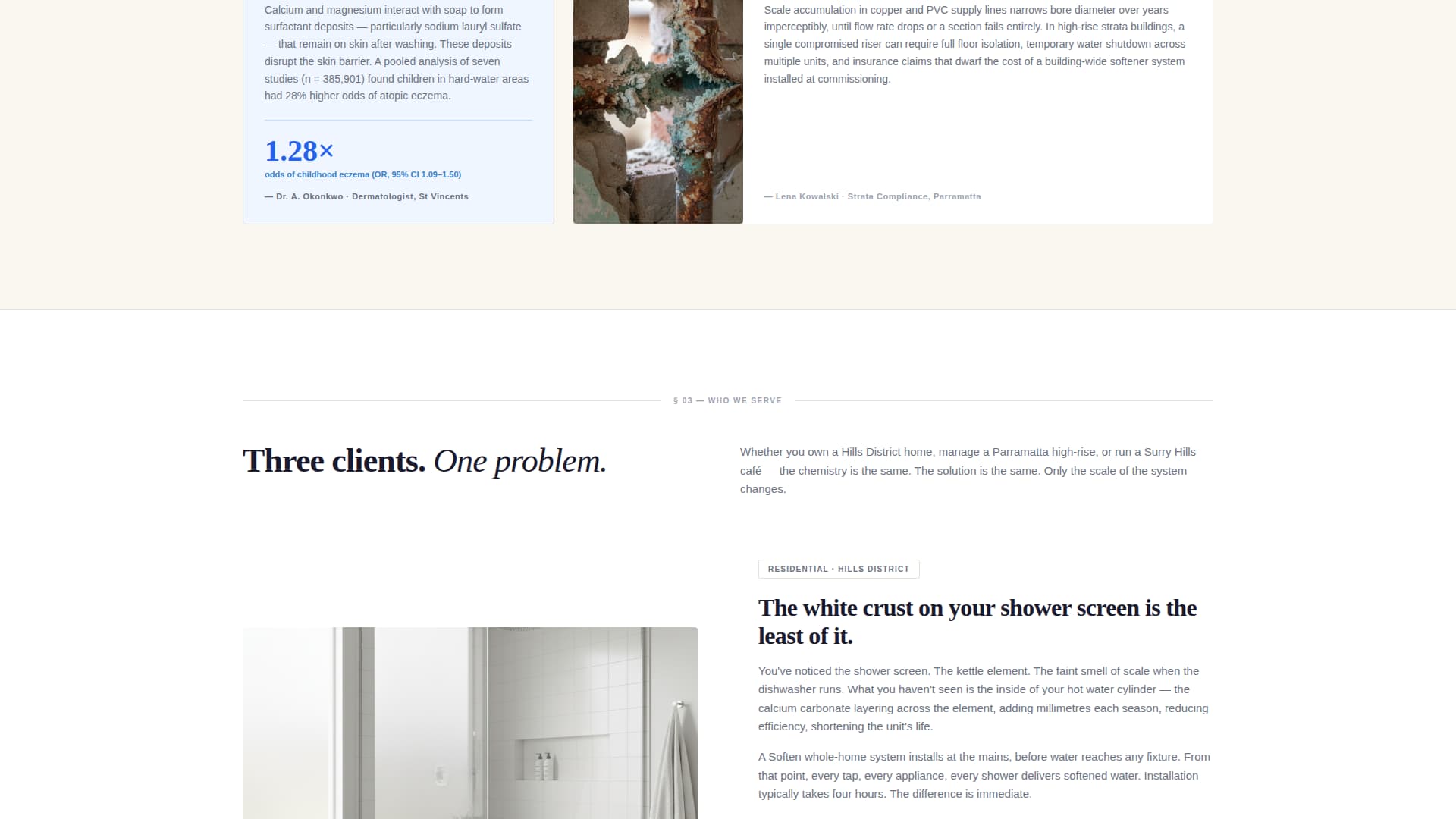 Pure — Proven Water Softening Landing Page Template