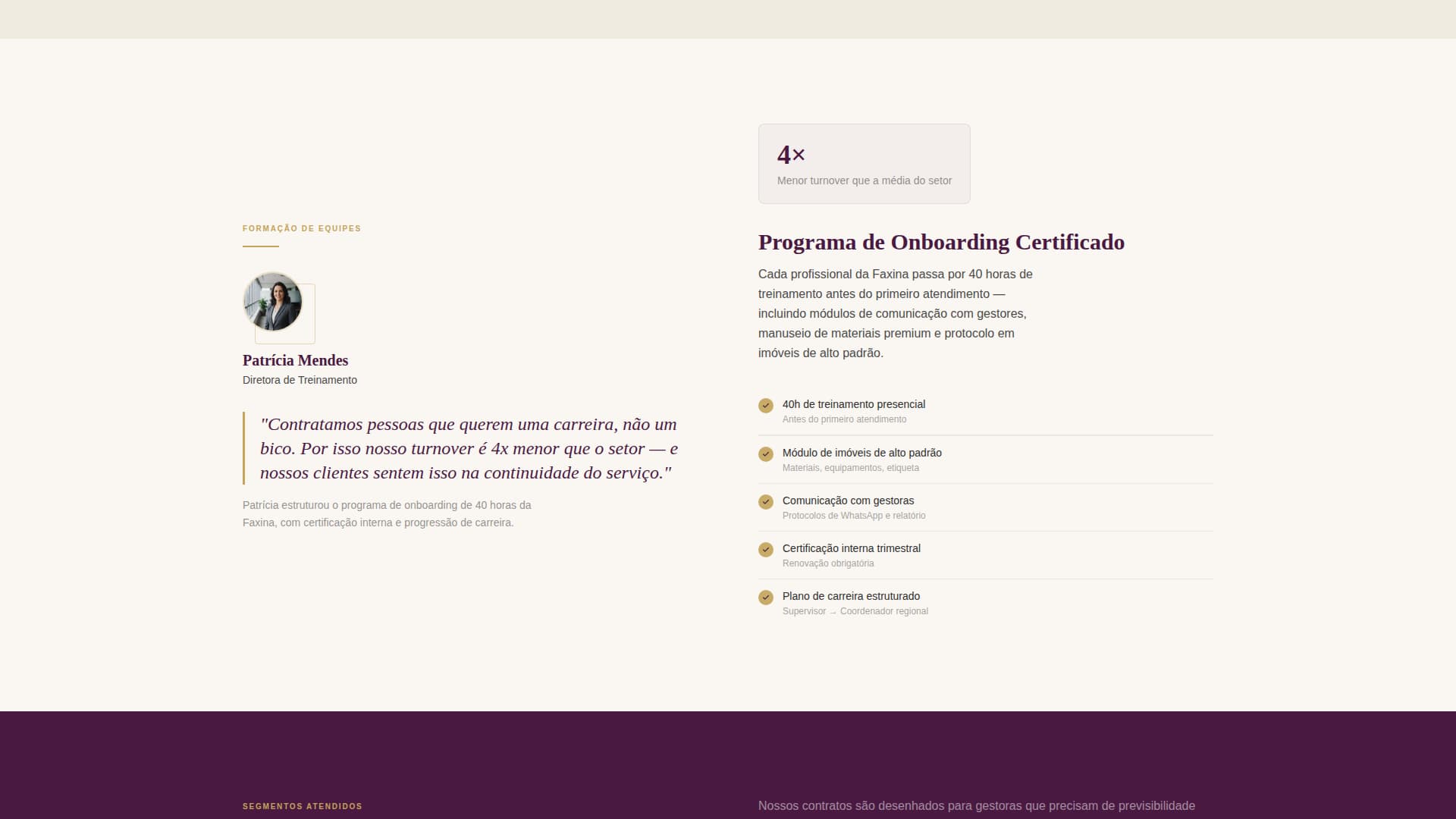 Faxina - Executive Cleaning Landing Page Template