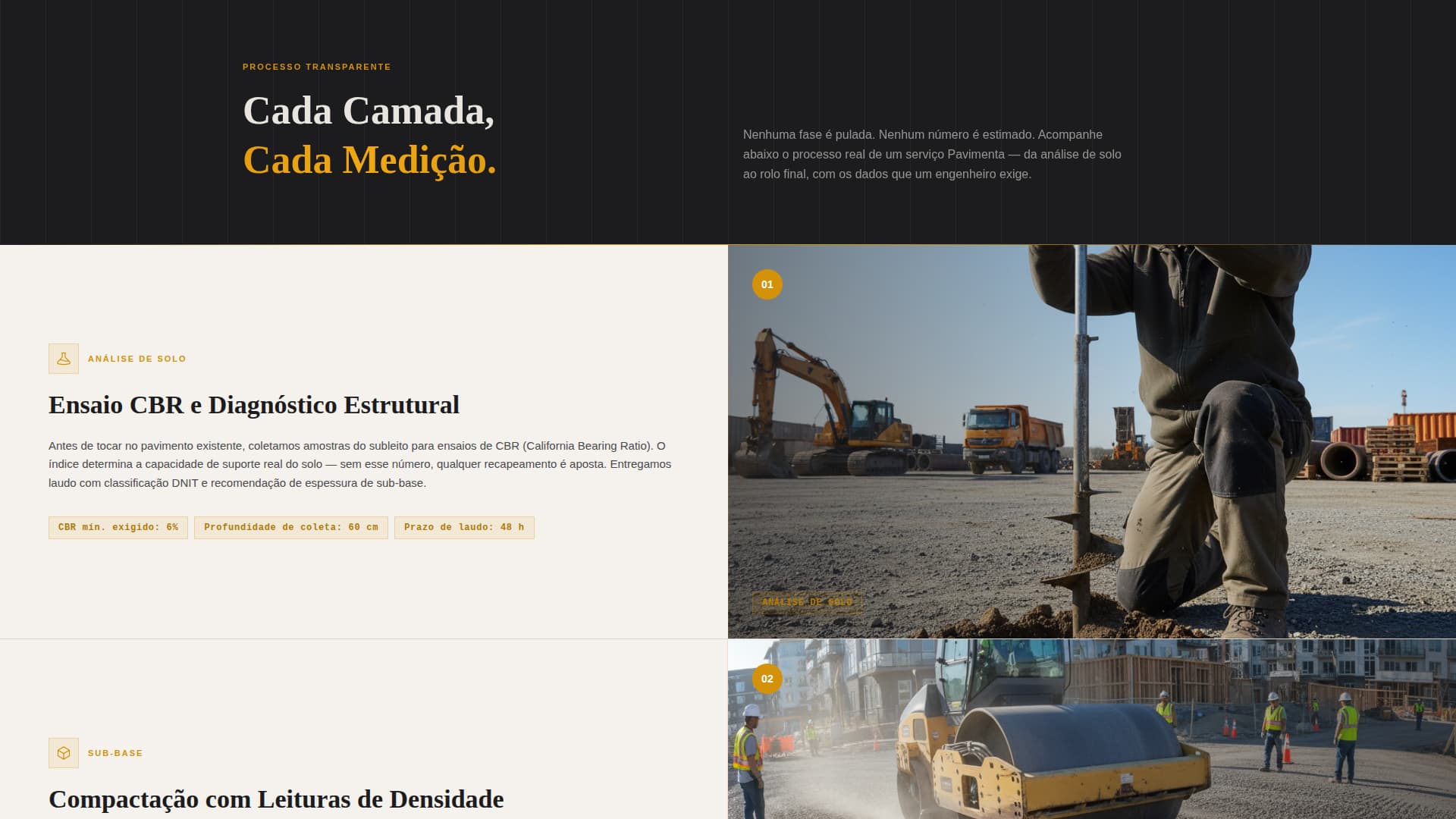 Pavimenta - Precision Paving Landing Page Template