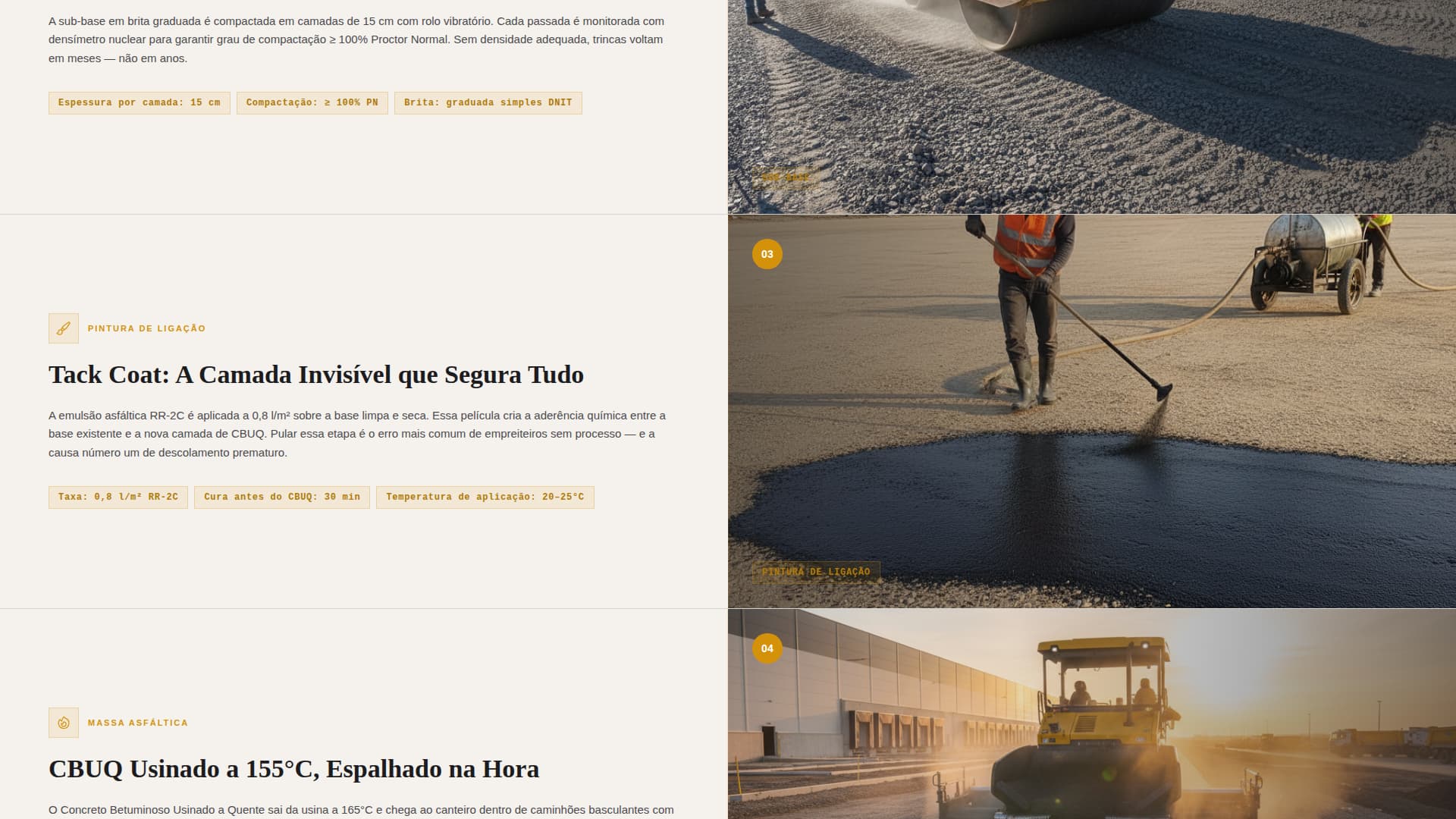 Pavimenta - Precision Paving Landing Page Template