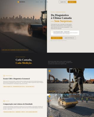 Pavimenta - Precision Paving Landing Page Template