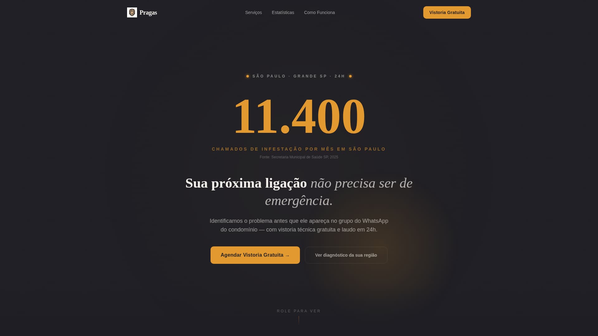 Pragas - Urgent Pestcontrol Landing Page Template