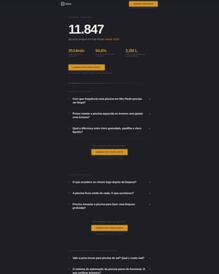 Cloro - Executive Poolcleaning Landing Page Template