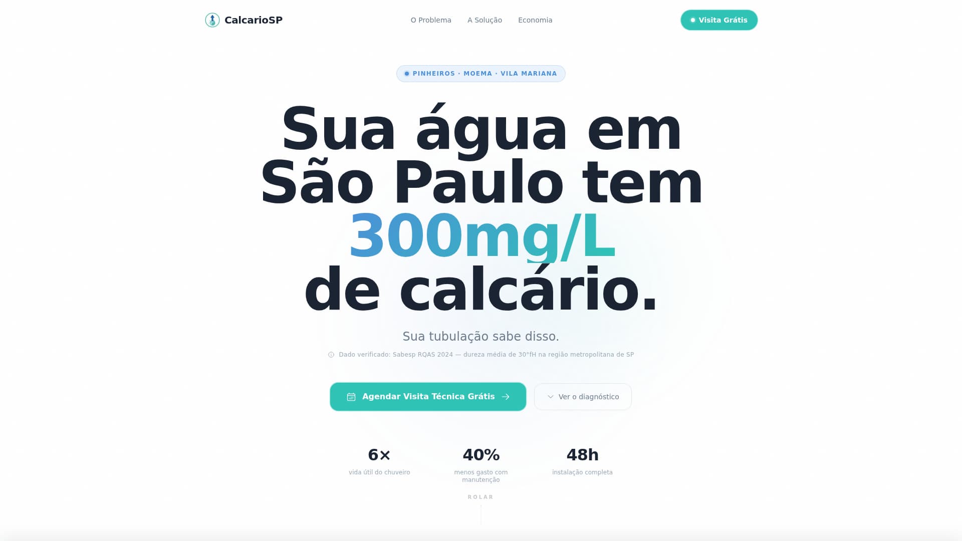 Calcrio - Trusted Watersoftener Landing Page Template