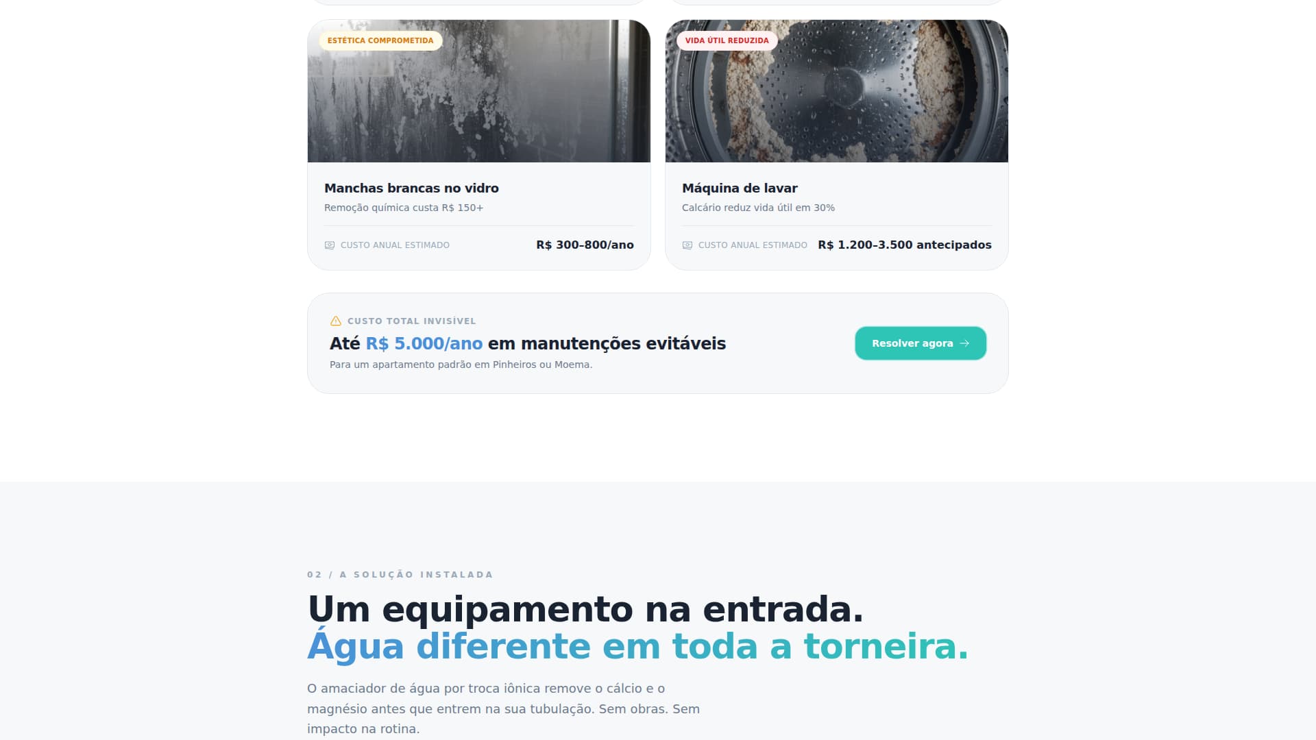 Calcrio - Trusted Watersoftener Landing Page Template