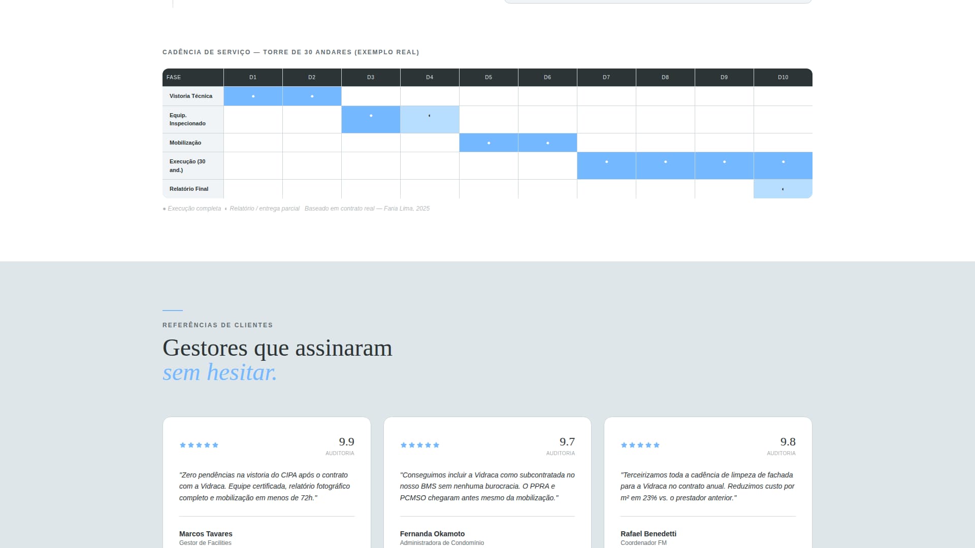 Vidraa - Transparent B2B Landing Page Template