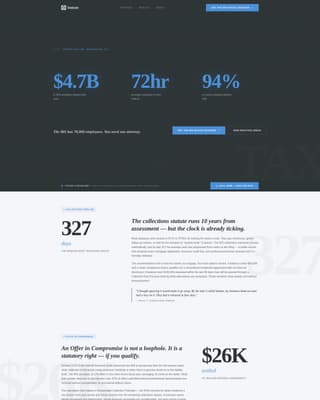 Law Firm & Attorney Blog Website Template