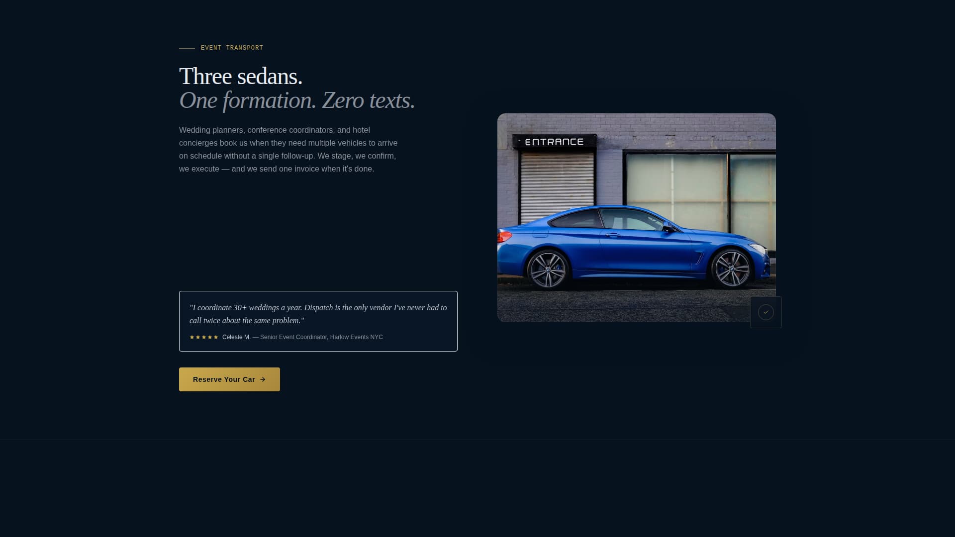 Taxi & Rideshare Driver Booking Website Template
