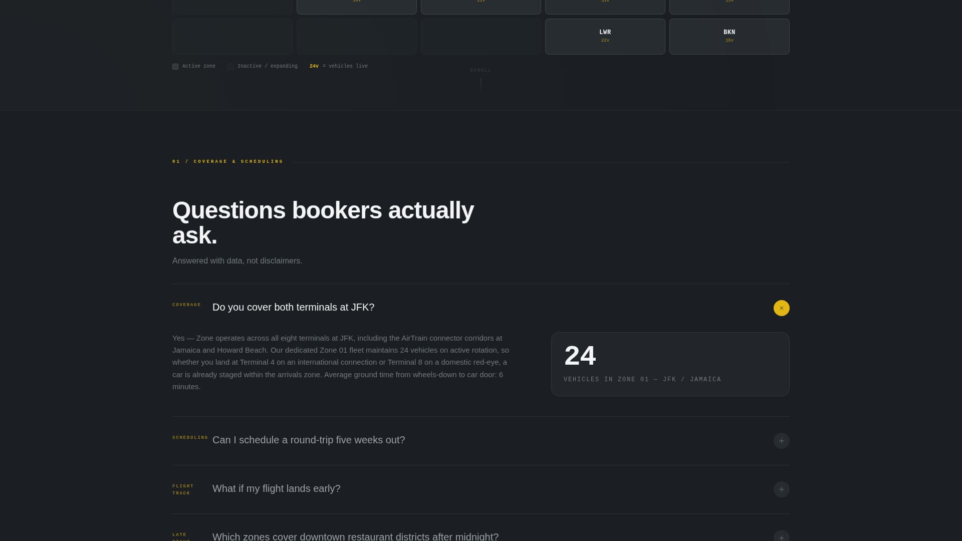 Zonea - Precision Rideshare Landing Page Template