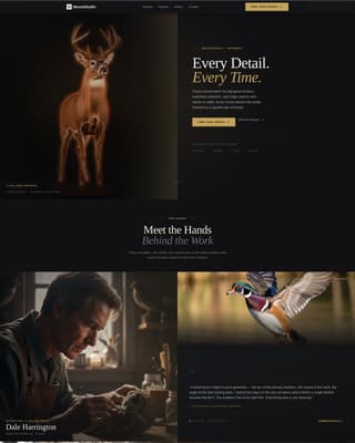 Mount - Prestigious Taxidermist Landing Page Template