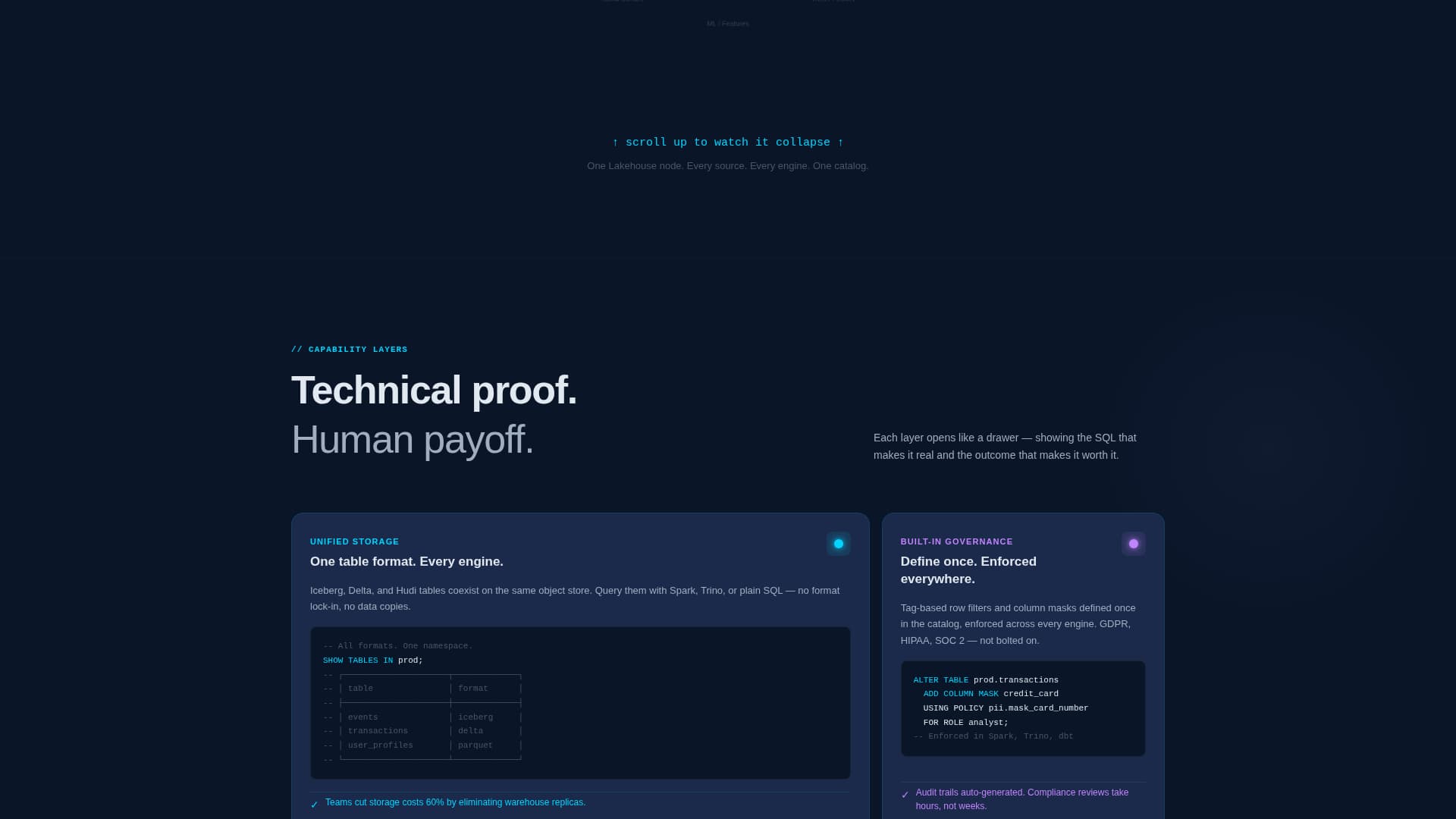 Delta — Modern Warehouse Landing Page Template