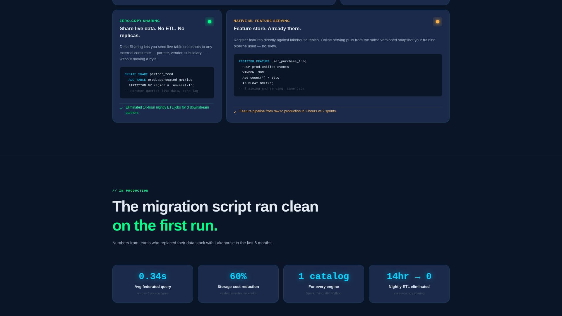 Delta — Modern Warehouse Landing Page Template