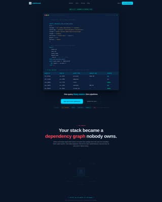 Delta — Modern Warehouse Landing Page Template