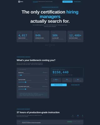 Mesh - Certified Datamesh Landing Page Template
