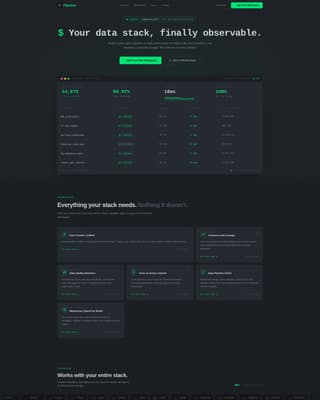 Flow — Intelligent DataOps Landing Page Template