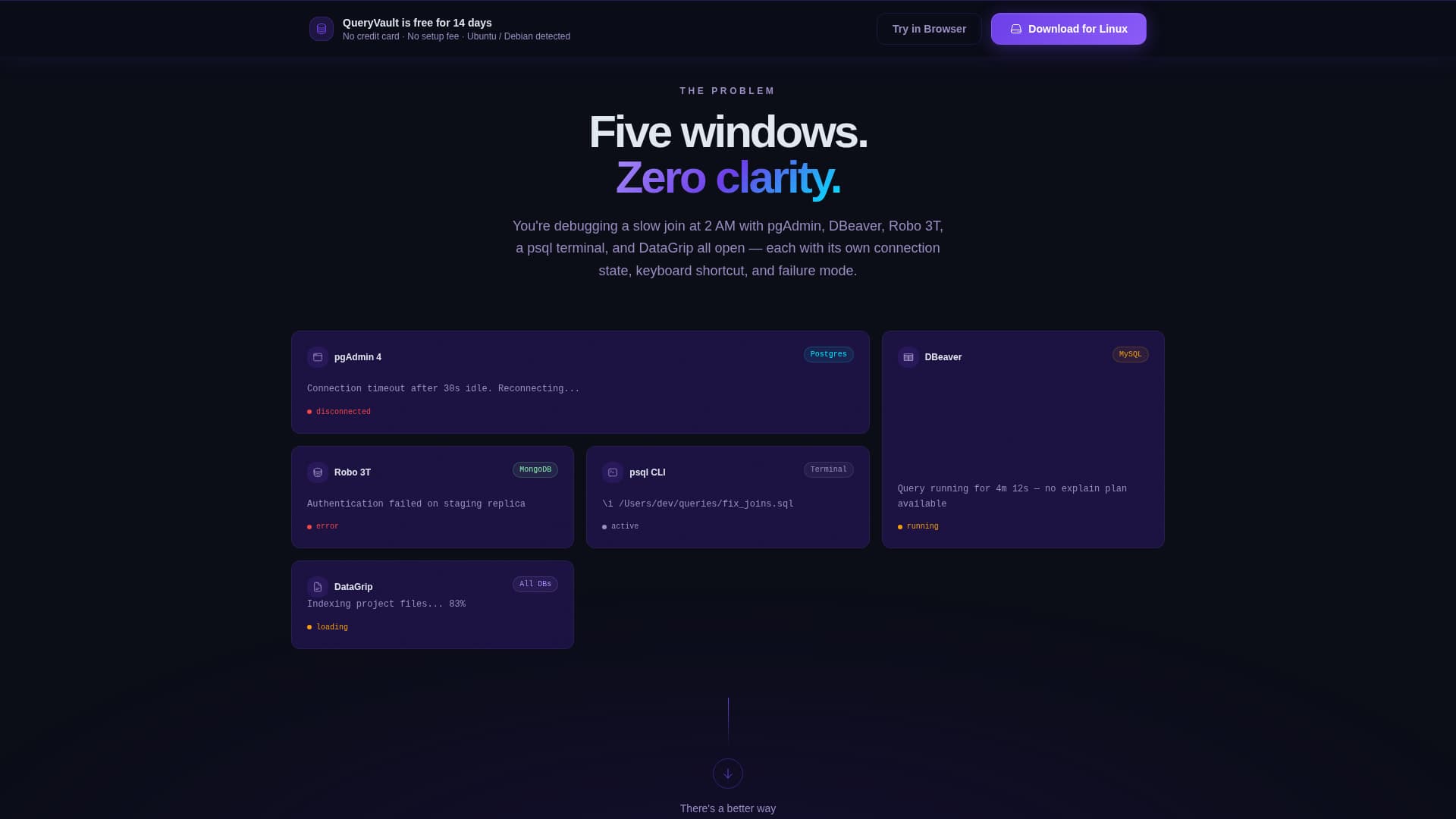Query - Powerful Database Landing Page Template