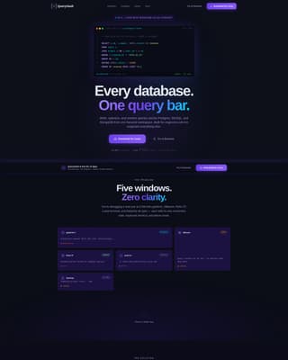 Query - Powerful Database Landing Page Template