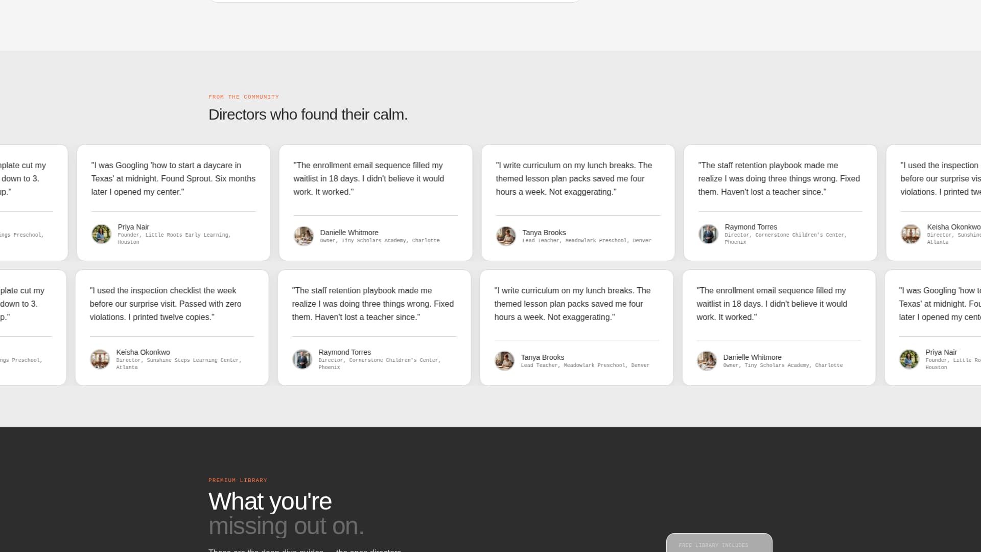 Sprout - Dynamic Daycare Landing Page Template