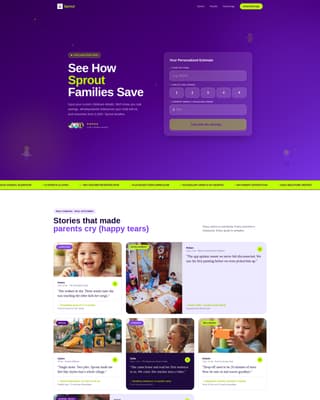 Blossom — Quality Daycare Landing Page Template