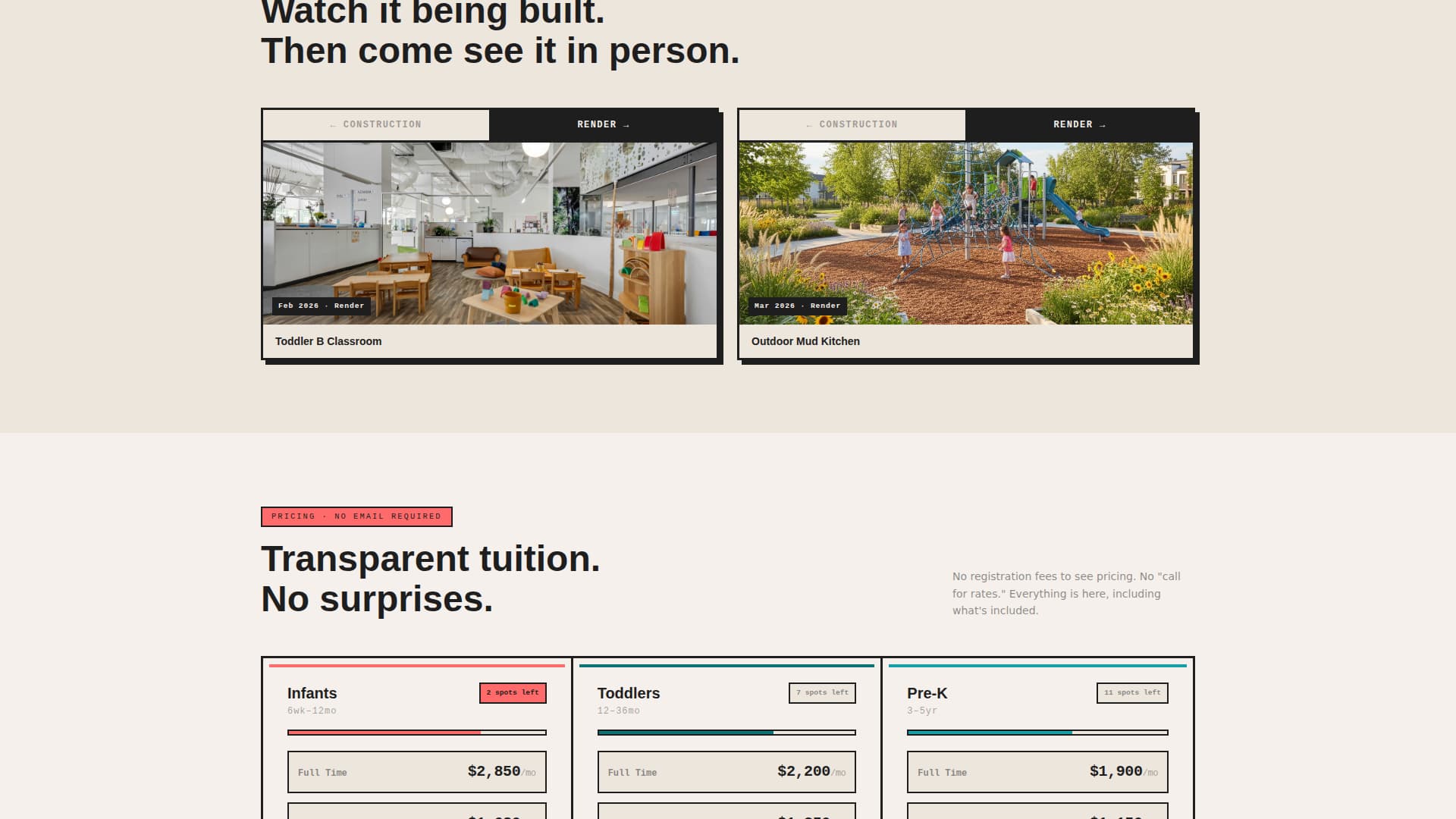 Sprout - Tealcatalyst Preschool Landing Page Template