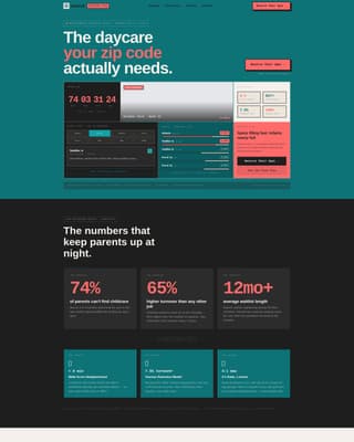Sprout - Tealcatalyst Preschool Landing Page Template