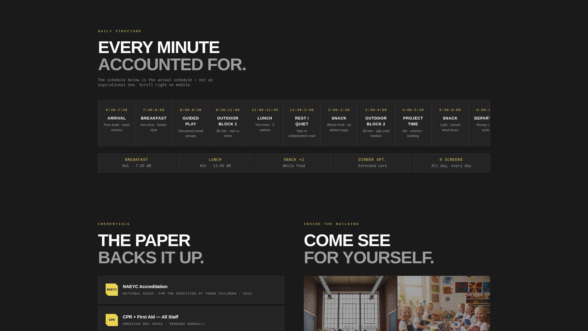 Blocks - Industrial Preschool Landing Page Template