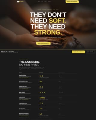 Blocks - Industrial Preschool Landing Page Template