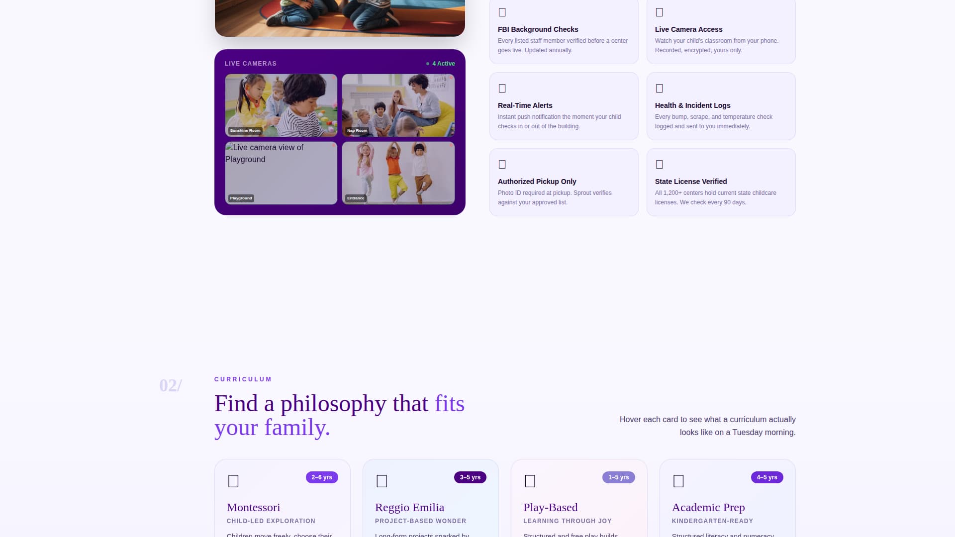 Grow — Early Learning Landing Page Template