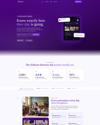 Grow — Early Learning Landing Page Template