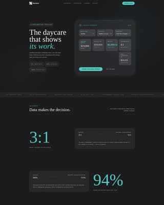 Nurture - Data-Driven Preschool Landing Page Template