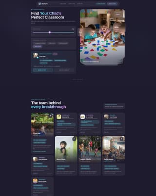 Nurture - Innovative Childcare Landing Page Template