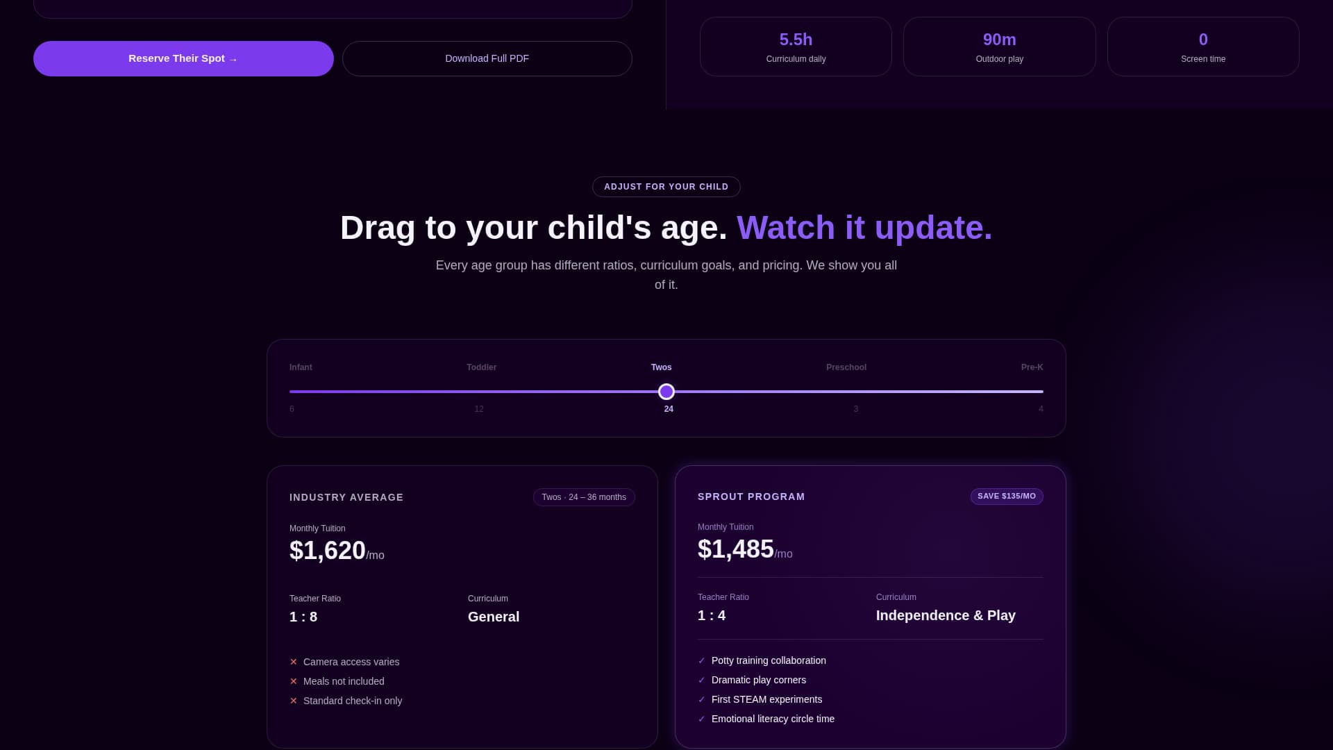 Blossom — Premium Childcare Landing Page Template