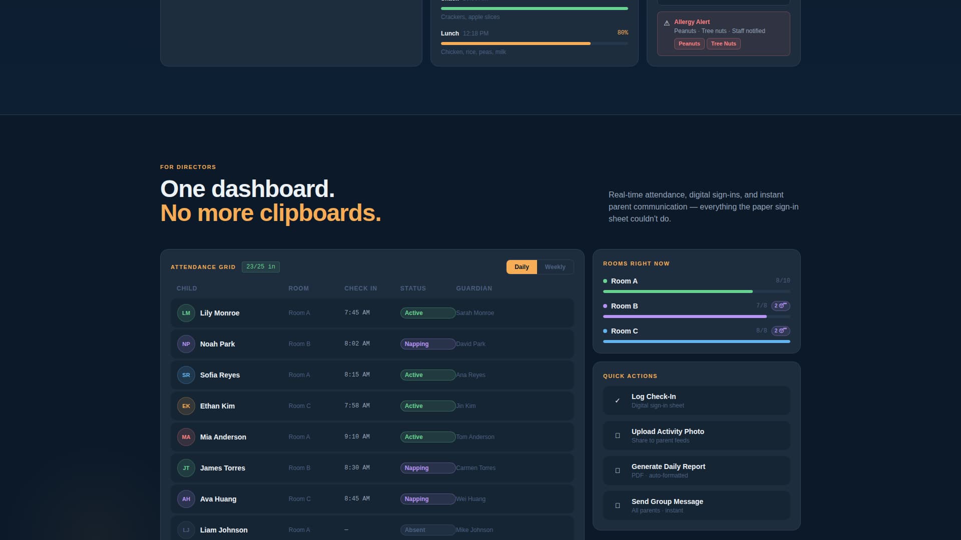Portal - Powerful Daycare Landing Page Template