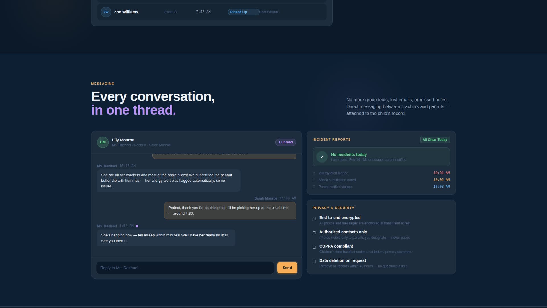 Portal - Powerful Daycare Landing Page Template