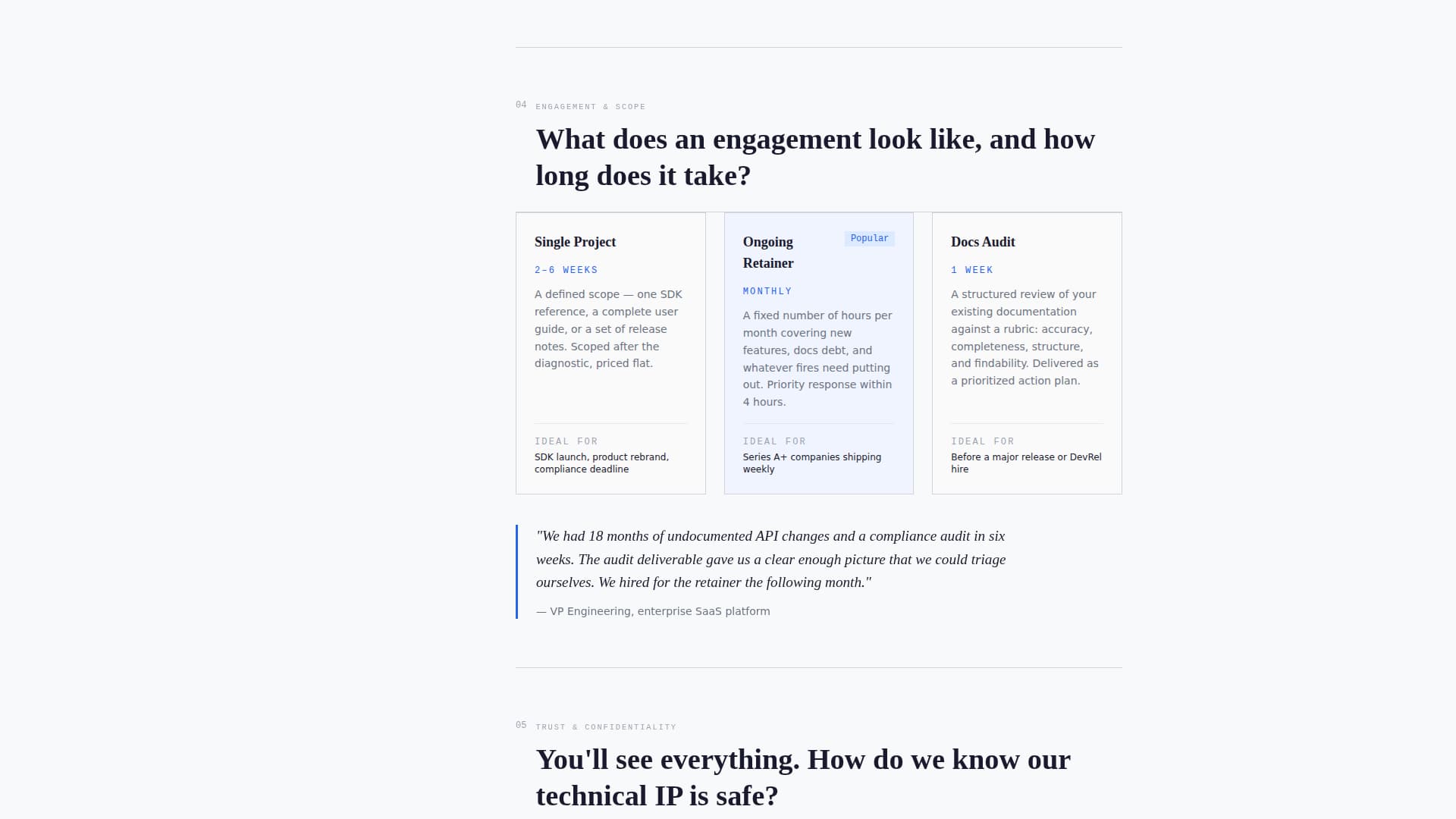 Redline - Authoritative Technicalwriter Landing Page Template
