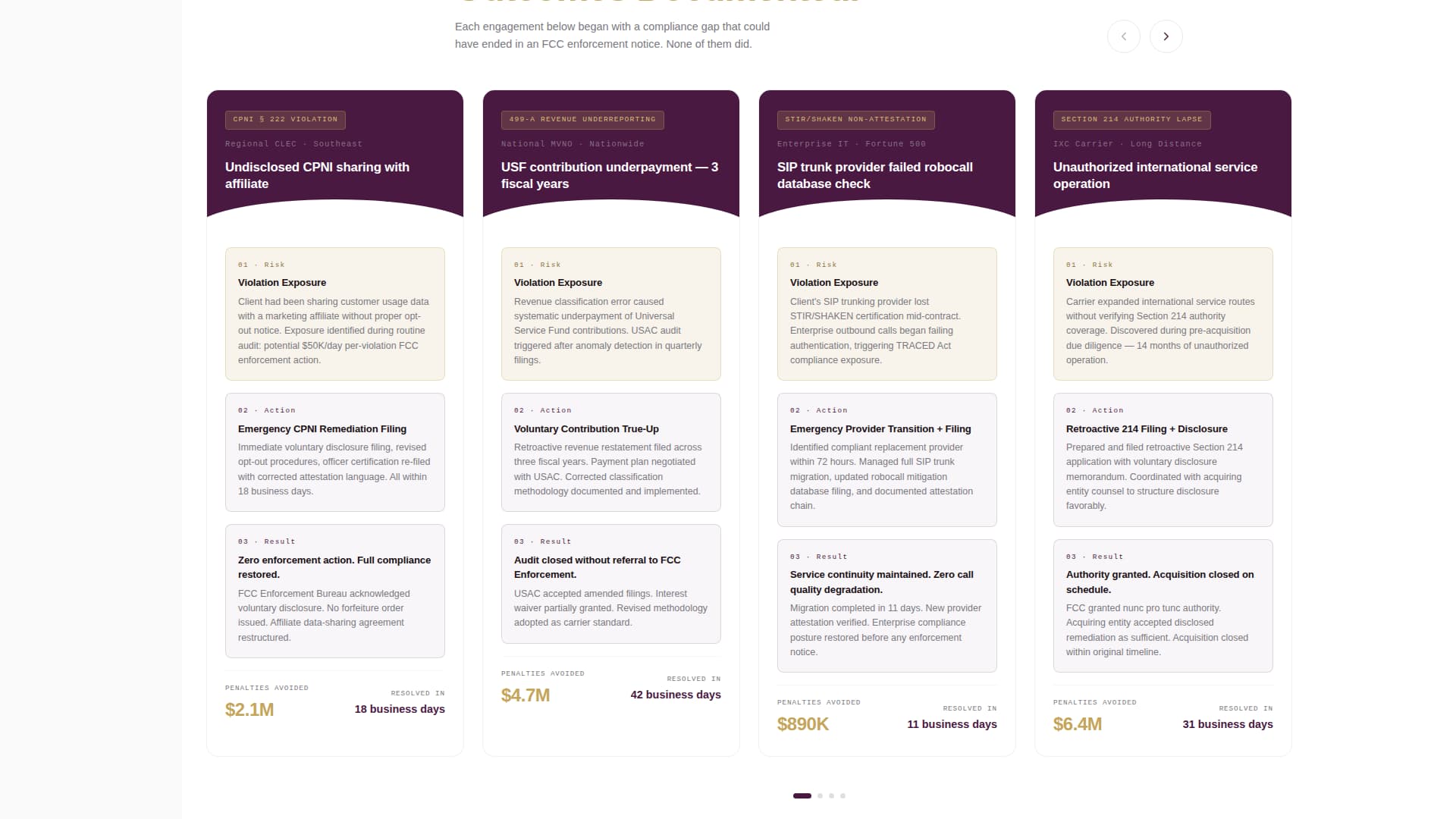 Telecommunications Consulting Privacy Policy Website Template