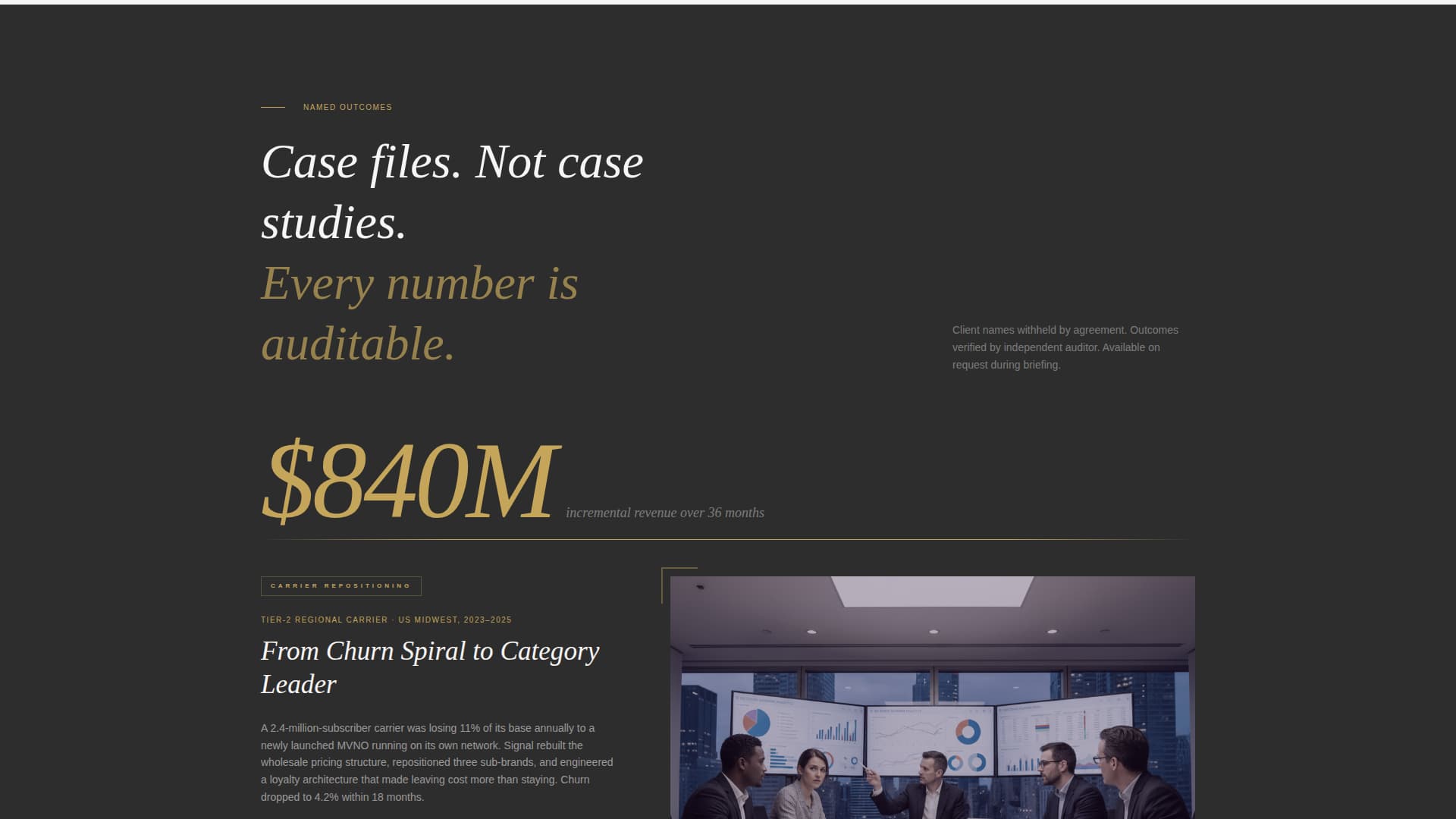 Telecommunications Consulting Booking Website Template