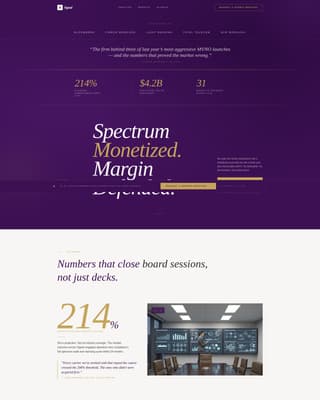 Telecommunications Consulting Booking Website Template