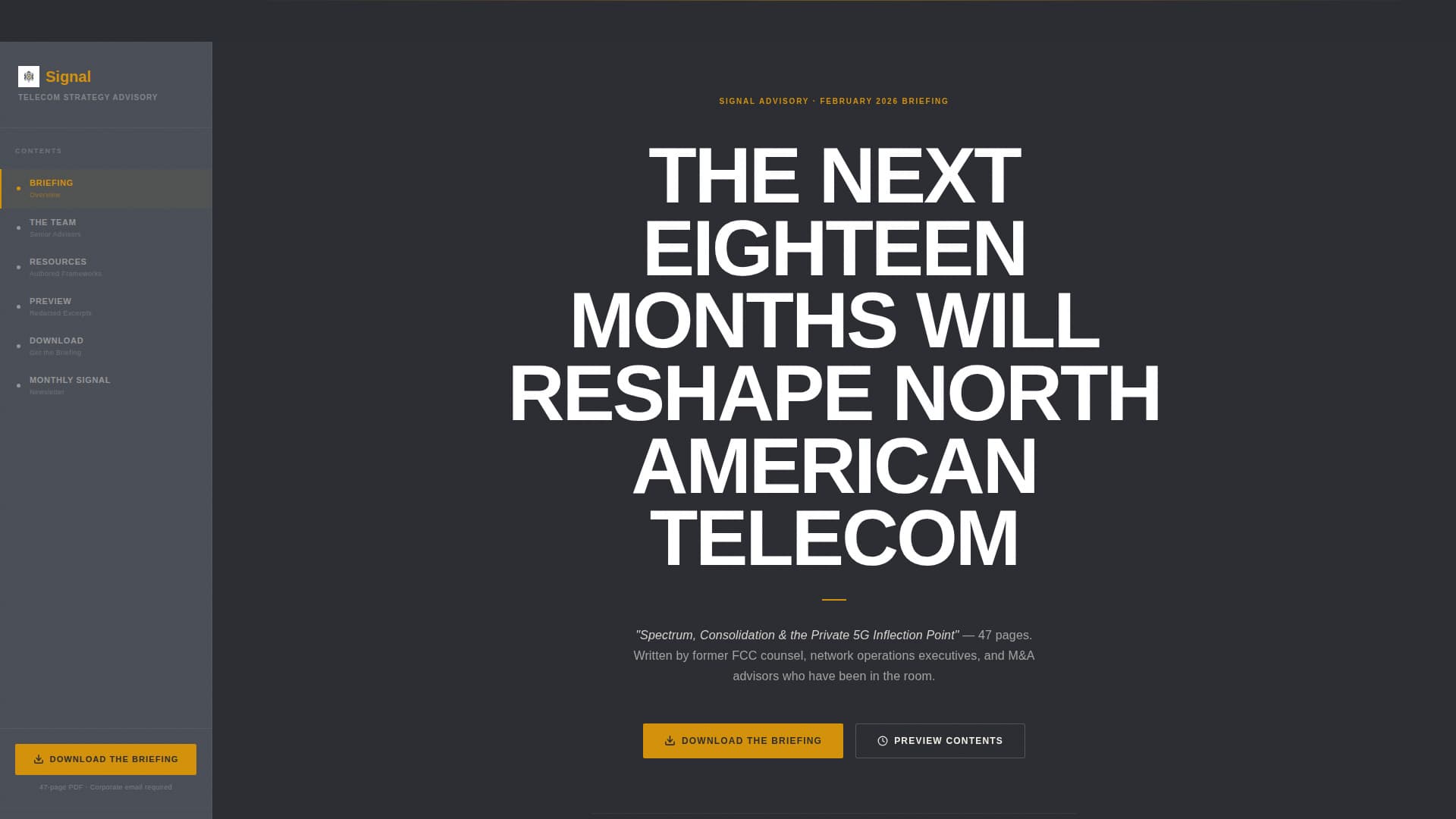 Wavelength — Trusted Telecom Services Landing Page Template