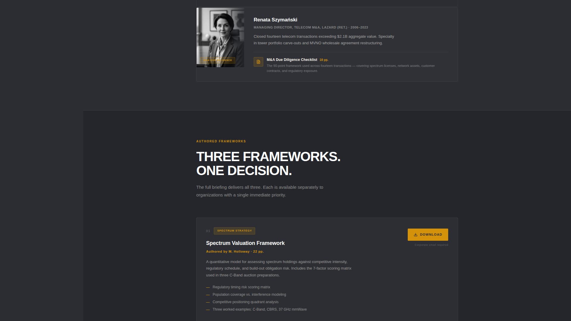 Wavelength — Trusted Telecom Services Landing Page Template
