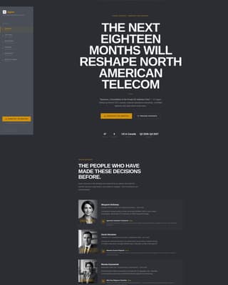 Wavelength — Trusted Telecom Services Landing Page Template
