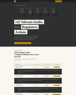 Comply - Authoritative Telecom Landing Page Template