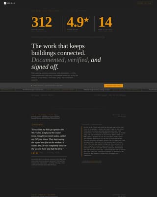 Telecommunications Technician Business Portfolio Website Template