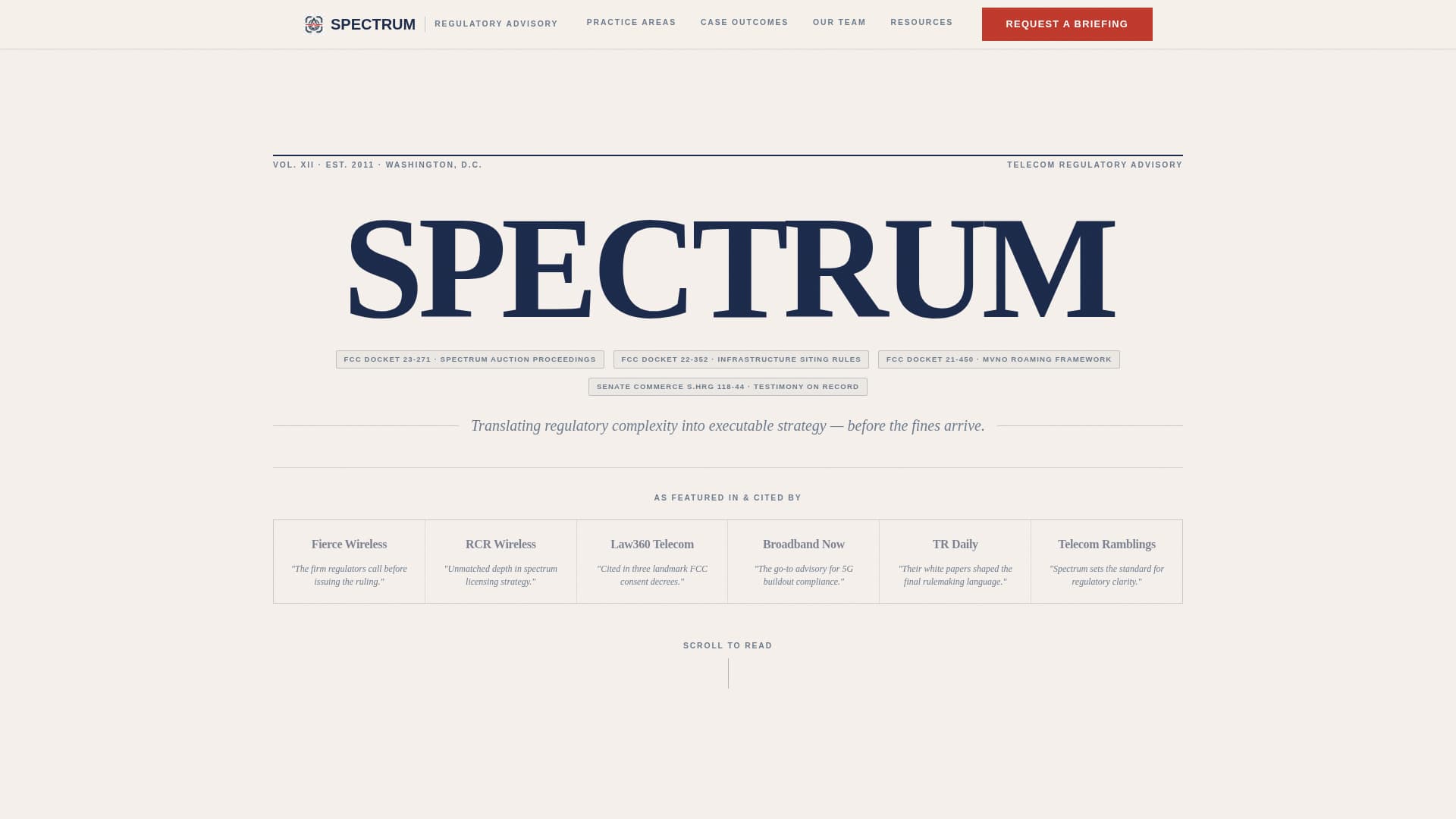 Telecommunications Consulting Specialist Privacy Policy Website Template