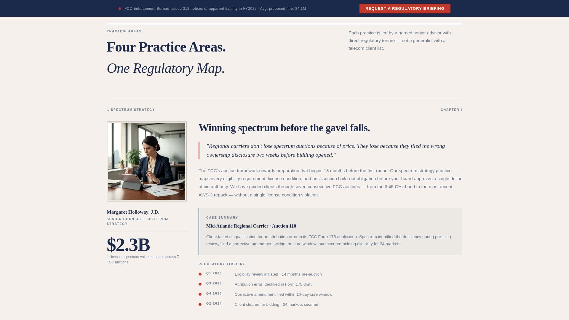 Telecommunications Consulting Specialist Privacy Policy Website Template