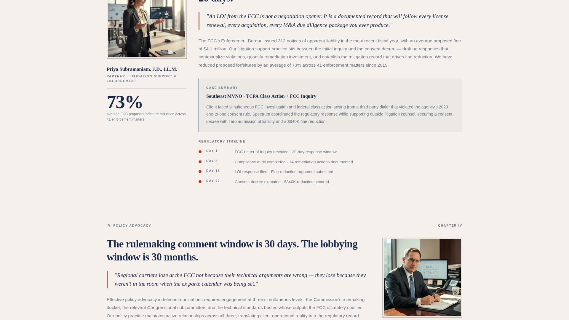 Telecommunications Consulting Specialist Privacy Policy Website Template