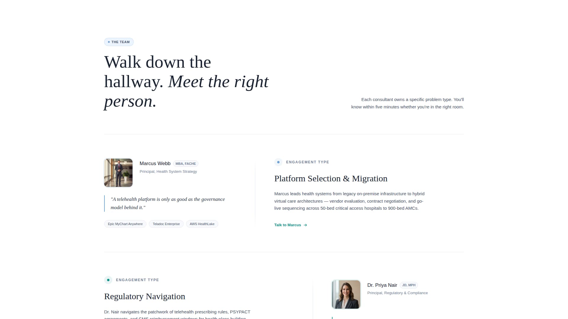 Consult - Trusted Telehealth Landing Page Template